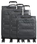 Travelite Skaii Set de valise (4 roues) gris foncé
