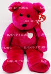 Ty Beanie Buddy Valentina the Valentine Bear 14" Plush Toy W/ Tag 2001 NEW