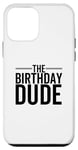 Coque pour iPhone 12 mini The Birthday Dude Happy Anniversary Party pour garçon