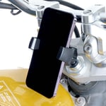 13.3 - 14.7mm Motorcycle Stem Mount & Strong Grip Holder for Samsung Mobile Phon
