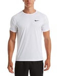 Nike Men's Essential Hydro Short Sleeve Hydroguard-white, White, Size 2Xl, Men