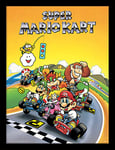 Nintendo Super Mario Kart Retro Memorabilia, MDF, Multi-Colour, 30 x 40cm
