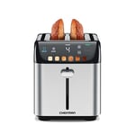 Chefman Smart Touch 2 Slice Digital Toaster, Stainless Steel