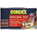 Bondex Pâte à Bois 2 en 1 Rebouche et Restaure - 250g Couleur: Chêne foncé