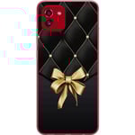 Samsung Galaxy A03 Genomskinligt Skal Stilfull Rosett