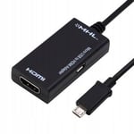 Cable adaptateur MHL Micro USB HDMI TV Full HD 1080p JL726