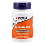 NOW Foods - Glutathione with Milk Thistle Extract & Alpha Lipoic Acid Variationer 500mg - 30 vcaps