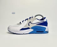 Nike Air Max Excee GS Youth Teens Trainers White Blue 90 UK Size 6 EUR 40