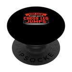 Keep Calm And Do Cross Leg Jumps Jump Rope Skipping PopSockets Swappable PopGrip