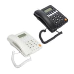 Desktop Telephone Hotel Landline Phone Big Oval Button Home Corded Phone HD Kit