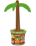 Uppblåsbar Palm Kylbassäng med Tiki Motiv 66 cm
