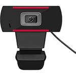 Webcam avec microphone 720p intégré, pour ordinateur de bureau, ordinateur portable, webcam USB, pour le streaming, les appels vidéo, l'enregistrement, le chat Internet et l'apprentissage à distance