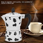 Aluminium Coffee Po Ke Le Maker Moka Coffee 3 Cups Of Cow Color 150ML