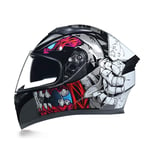 YH600 Flip Front Motorbike Helmets Full Face MTB Helmet Fashion Motorbike Motorcycle Flip Up Helmet,M