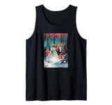 Stranger Things Christmas Upside down Castle Byers Poster Tank Top