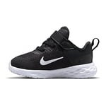 Nike Mixte enfant Revolution 6 (Psv) Chaussure athl tique tout sport, Black White Dk Smoke Grey, 28.5 EU