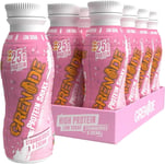 Grenade High Protein Shake, 8 x 330 ml - Strawberries and 330 (Pack of 8)