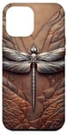 Coque pour iPhone 15 Pro Max Accessoire en cuir pour libellule