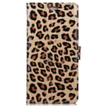 KM-WEN® Case for Sony Xperia XZ2 (5.7 Inch) Book Style Leopard Pattern Magnetic Closure PU Leather Wallet Case Flip Cover Case Bag with Stand Protective Cover