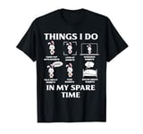 Things I Do In My Spare Time Bunny Rabbit Girls Kids Womens T-Shirt