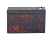 CSB Battery UPS 12580 high-rate UPS12580F2 Blybatteri 12 V 9,4 Ah Blyfilt (B x H x D) 151 x 99 x 65 mm Plattkontakt 6,35 mm Underhållsfritt, låg självurladdning