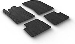 Gummimattor lampliga for Citroen C3 112016 TDesign 4delad