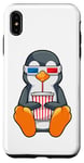 iPhone XS Max Penguin Cup Drinking straw Glasses Case