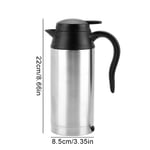 750ml 24V Travel Car Truck Kettles Water Heater Bottle for Tea Coffee Drinking