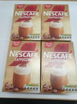 Nescafe CAPPUCCINO X 4 Boxes - Each box 8 Sachets - JUST £15.89 FREE POST