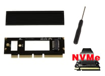 Adaptateur Carte contrôleur PCIe 16x SSD M.2 type M2 NGFF PCIe 3.0 NVMe pour Samsung 960 970 EVO