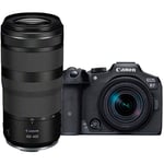 Canon EOS R7 + RF-S 18-150mm IS STM + RF 100-400mm IS USM -systemkamera