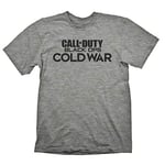 PLAION § Call of Duty: Cold War T-Shirt Logo Gris M