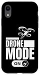 Coque pour iPhone XR Mode drone sur drone pilote drôle