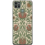 Motorola Moto G9 Power Genomskinligt Skal Petal Details