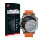 Savvies Tempered Glass Screen Protector compatible with Garmin Fenix 6 Pro - 9H Hardness, Scratch Resistant