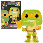 Funko POP! Michelangelo Teenage Mutant Ninja Turtles Large Enamel Pin #21 New