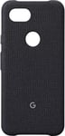 Genuine Google Pixel 3a XL Carbon Black Cover Fabric Case GA00787