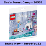 Lego 30559 Disney's Elsa and Bruni's Forest Camp Polybag - Brand New and Sealed