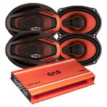 GAS Audio Power 4-pack BEAT XF693 6x9tum & 80.4