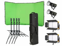 Godox Chromakey Green Screen Lighting kit Pro