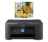 Epson Expression Home XP-3205 All-in-One Wireless Inkjet Printer & Full Set of Ink Cartridges Bundle, Black