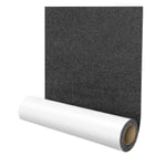 Självhäftande filtglider, 40 x 150 cm, självhäftande filt dynor, möbelglider, multi-lim Black