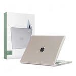 MacBook Air 15 M2/M3 (2023-2024) - Tech-Protect Smartshell Skal - Crystal Clear