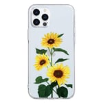 Yoedge Designed Phone Cases for Samsung Galaxy A42 5G Case, Ultra Slim Soft Clear Silicone Shockproof TPU with Print Luxury Pattern Anti-Scratch Bumper Back Cover (6.6 inch), Sunflower