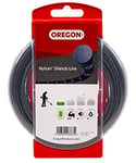 Oregon Nylium Silencio - Fil de Coupe Rond en Nylon de Rechange pour coupe bordure à batterie, Diamètre 1,6 mm, Bobine de 15 m (800001)