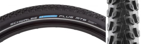 Schwalbe Marathon Plus MTB Tire 27.5x2.10 E50 Wire Bead Black/Reflective