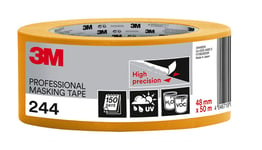 3M Masking Tape 244 High Precision, medium tack, UV stable, indoors & outdoors, 48 mm x 50 m