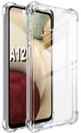 Samsung Galaxy A12 5G Phone Case,Folmecket Shockproof Crystal Clear Hard Bumper Slim Protective Phone for Samsung A12 4G Phone Case 6.5" Clear