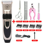 Professional Dog Clippers Pet Cat Clipper Hair Shaver Grooming Trimmer Kit Set
