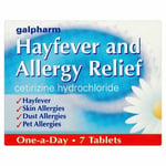 28XGalpharm Hayfever Antihistamine Allergy Tablets Cetirizine 10mg 4 packs of 7